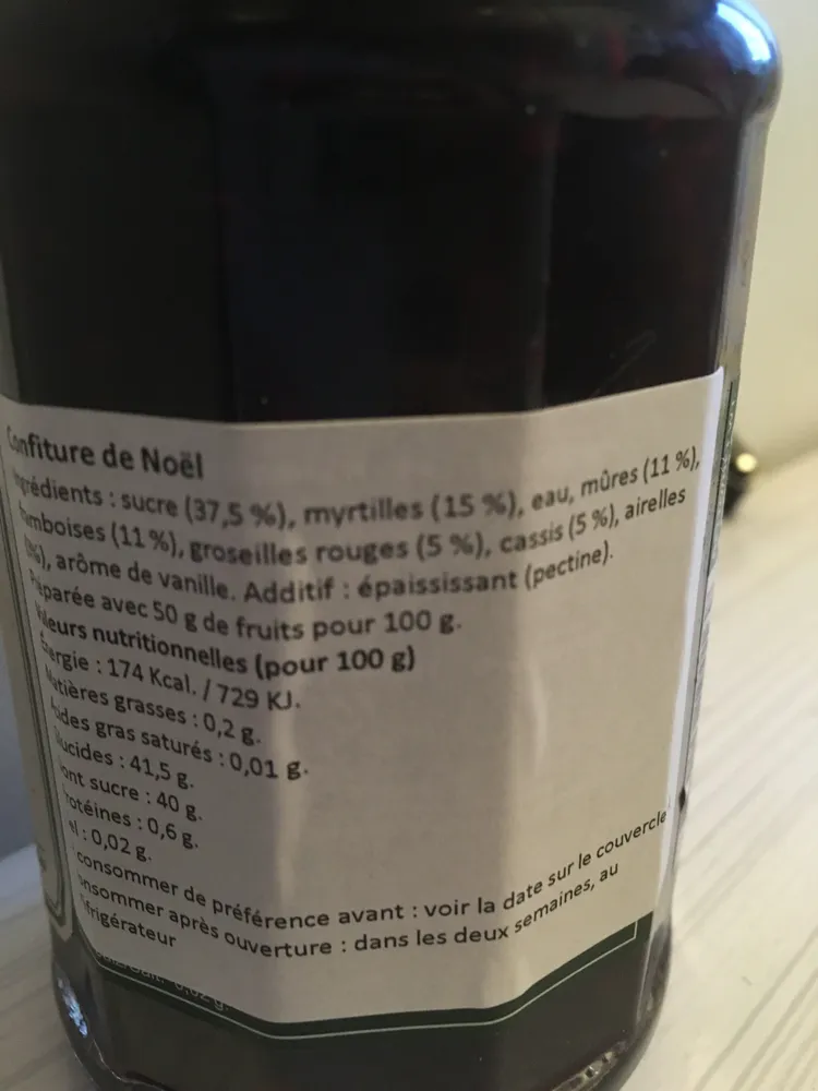 Confiture de Noël
