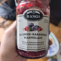 Blomme-rabarber marmelade