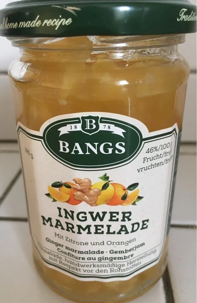 Confiture au gingembre