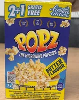 Butter flavor microwave popcorn