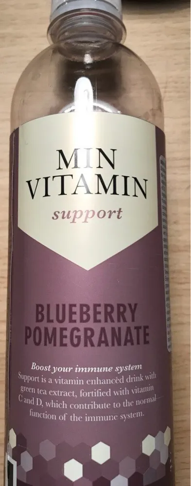 MIN vitamin support blueberry & pomegranate