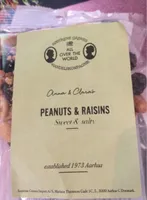 Peanuts and raisins