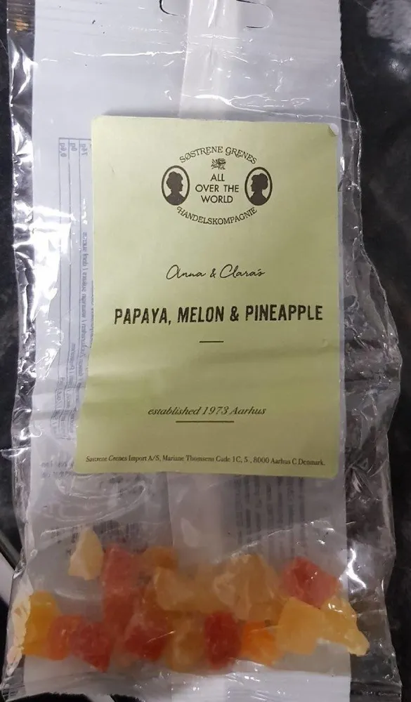Papaya, melon & pineapple