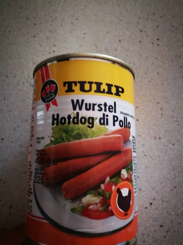 Wurstel hotdog di pollo