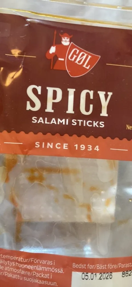 Spicy Salami Sticks