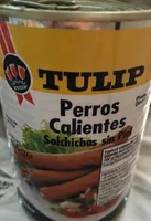 Salchichas para perros calientes sin piel