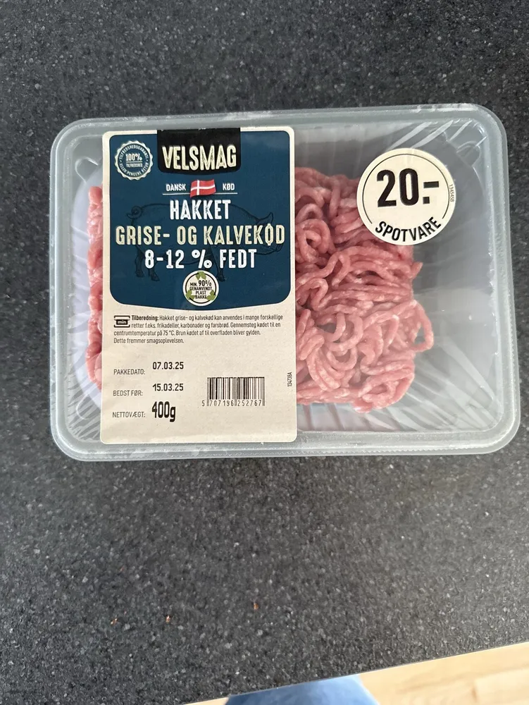 Grise- og kalvekød 8-12%