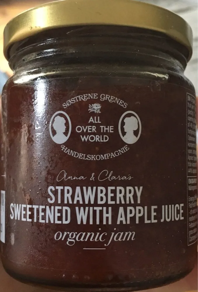 Strawberty sweetened with apple juice