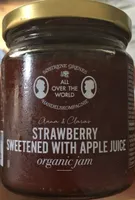 Strawberty sweetened with apple juice
