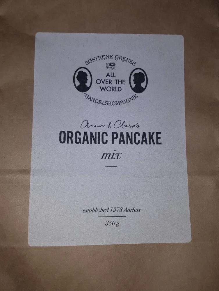 Organic pancake mix