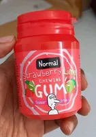 Strawberry lime chewing gum