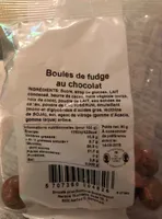 Boules de fudge au chocolat