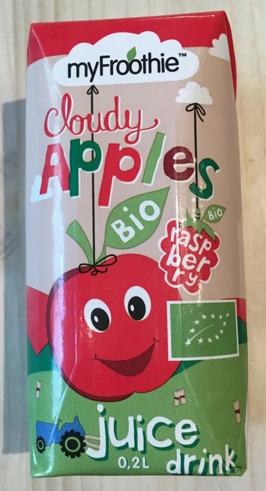 Cloudy Apples Raspberry bio juice
