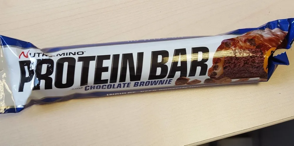 Protein bar flavour chocolate brownie
