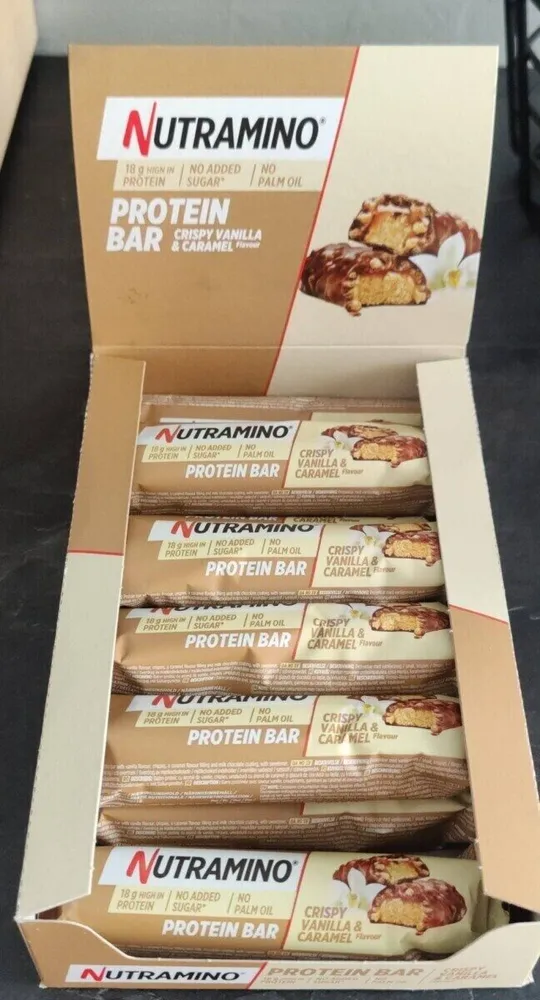 Bar protéine crispy vanille et caramel