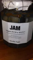 Jam confiture noix et prune