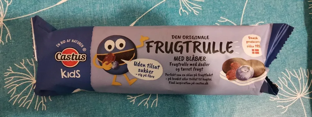 Frugtrulle med blabaer