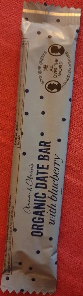 Organic date bar