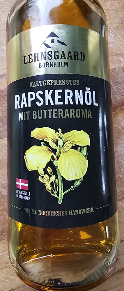 Rapskernöl mit Butteraroma