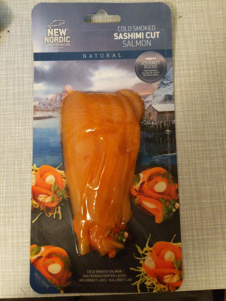 Cold Smoked Sashimi Cut Salmon
