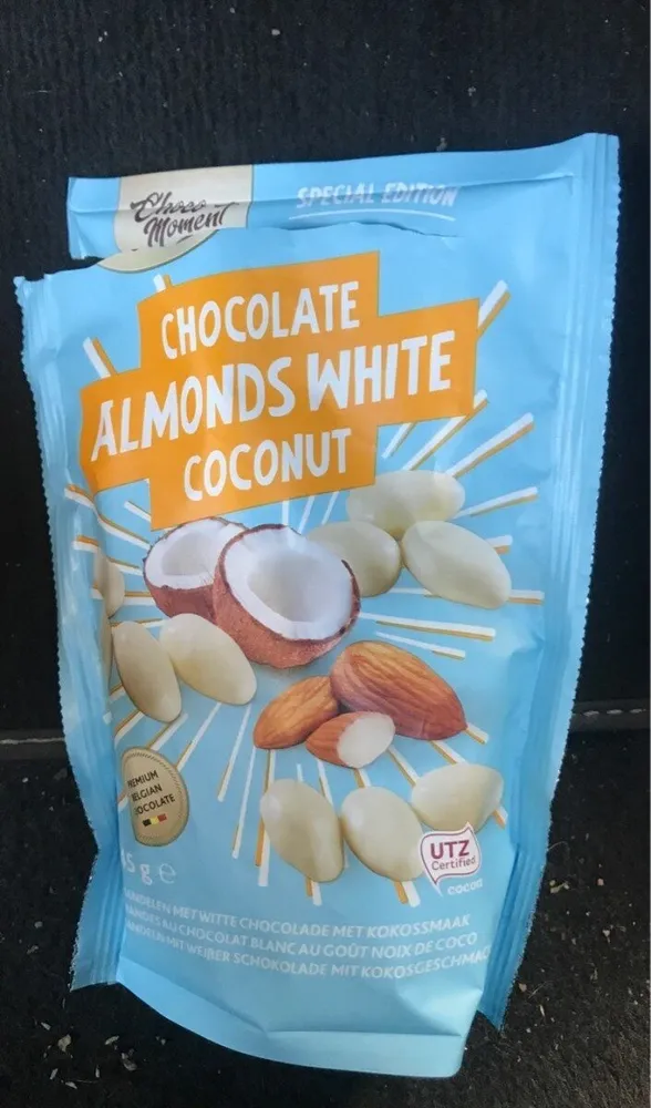 Amandes au chocolat blanc et a la coco