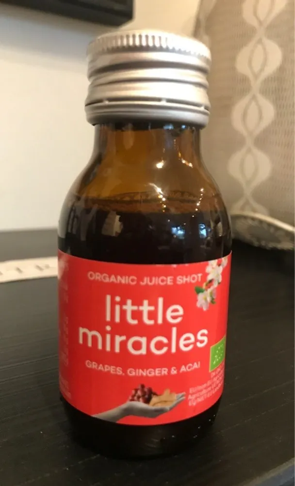 Organic juice shot