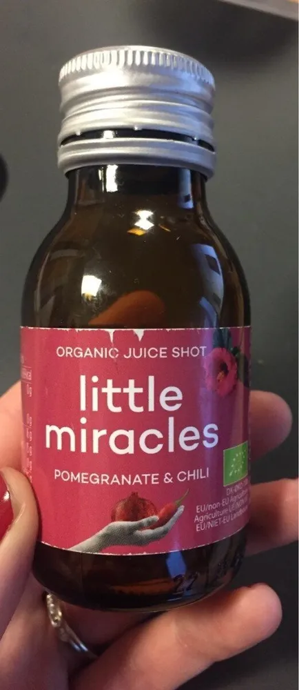 Organic juice shot pomegranate & chili