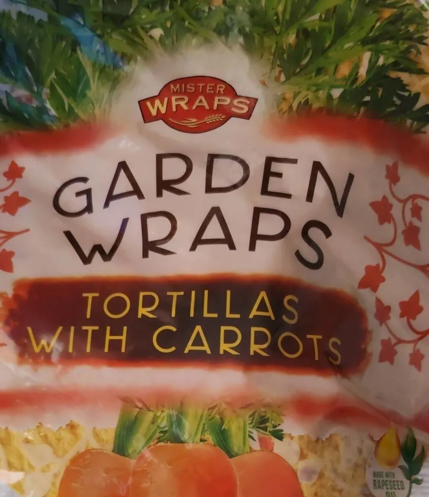 Garden Wraps Tortillas with Carrots