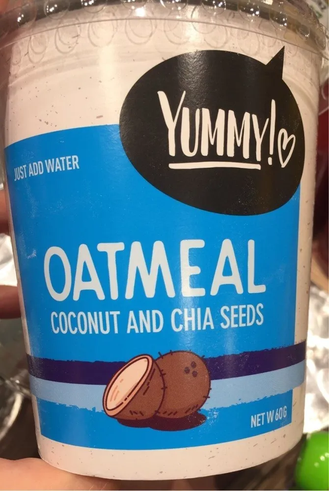 Oatmeal coconut and chia seeds