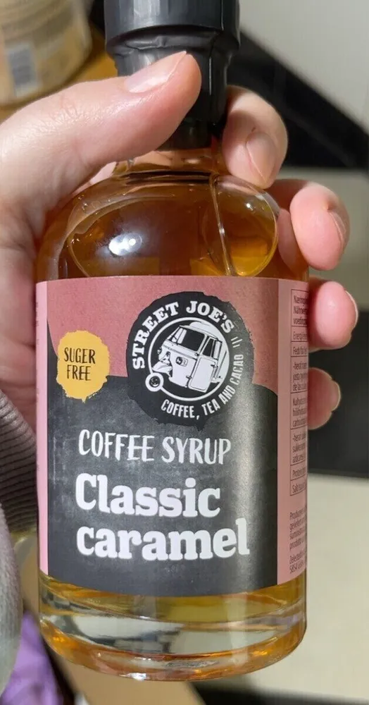 Sirop caramel sans sucres