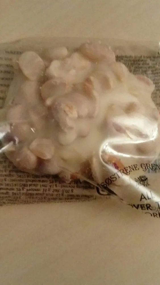 Barre de cacahuètes au chocolat blanc