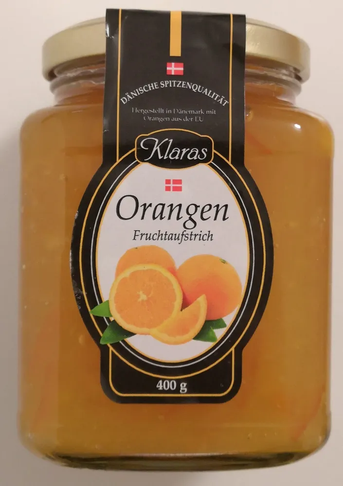 Orangen Fruchtaufstrich