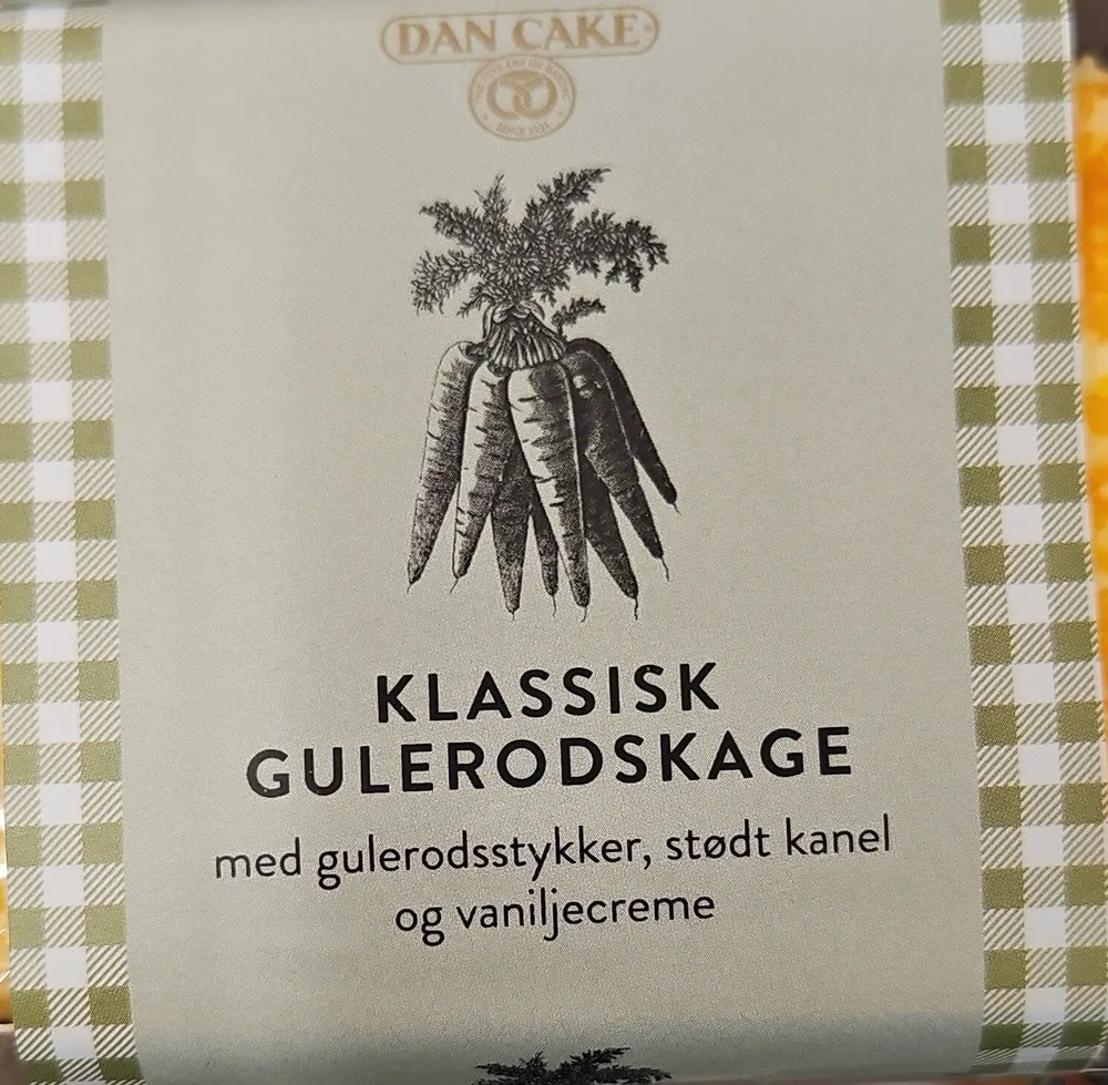Klassisk Gulerodskage