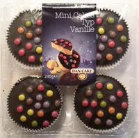 Mini Cakes Typ Vanille
