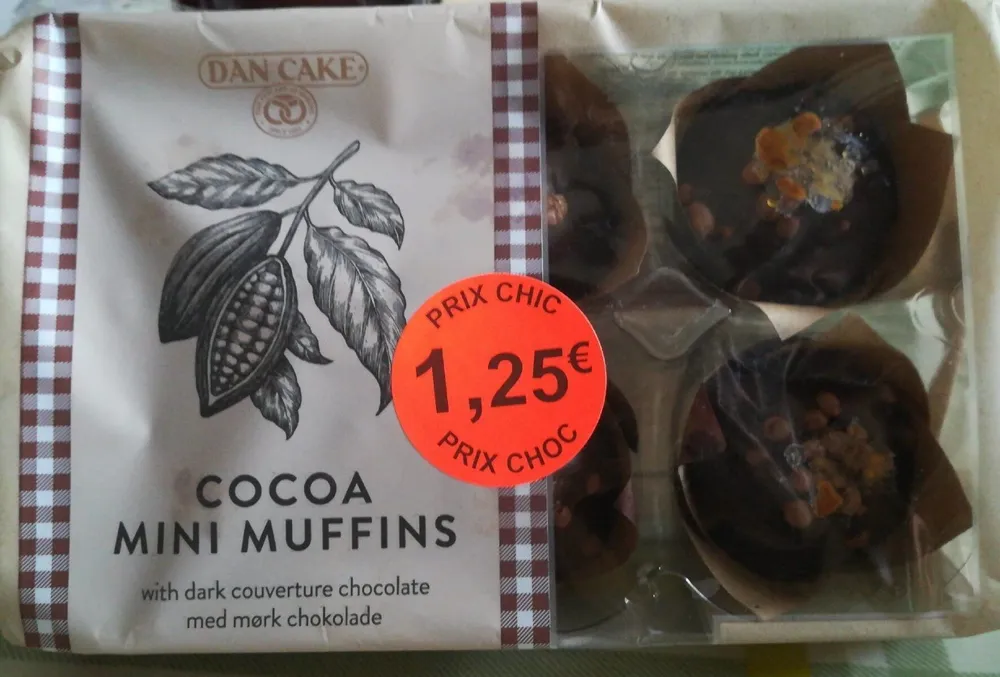 Cocoa mini muffins