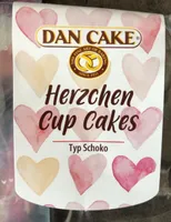 Herzchen Cup Cakes Typ Schoko