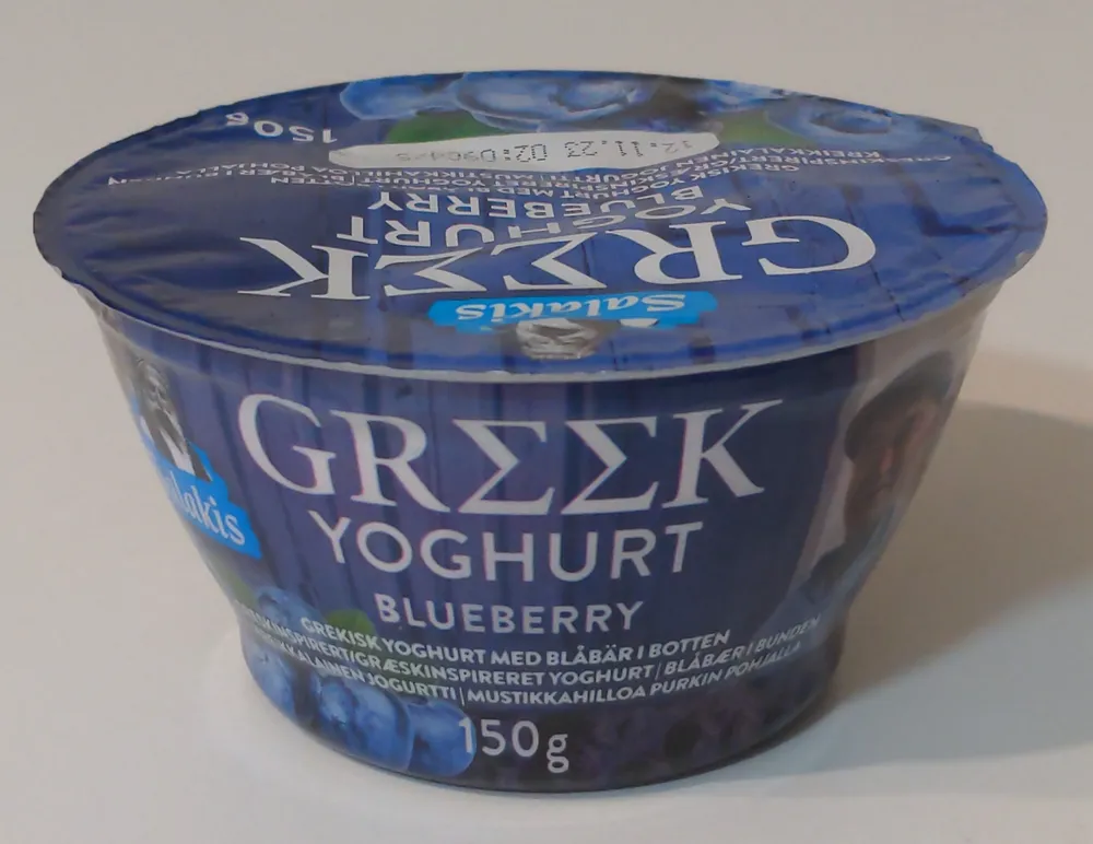 Greek yoghurt blueberry