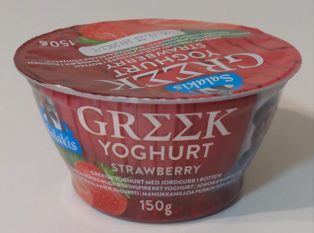 Greek yoghurt strawberry