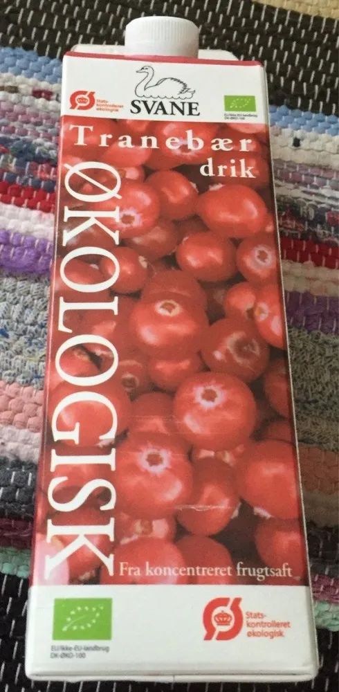 Økologisk Tranebærdrik