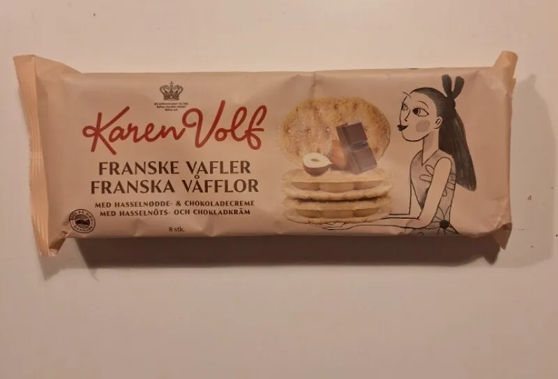 Franske Vafler Hasselnødde