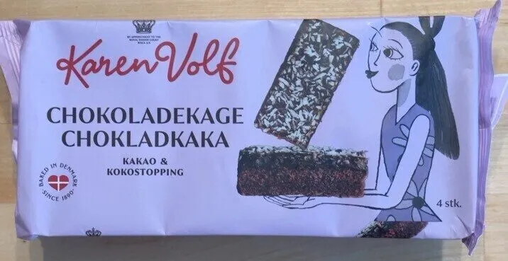 Chokoladekage chokladkaka