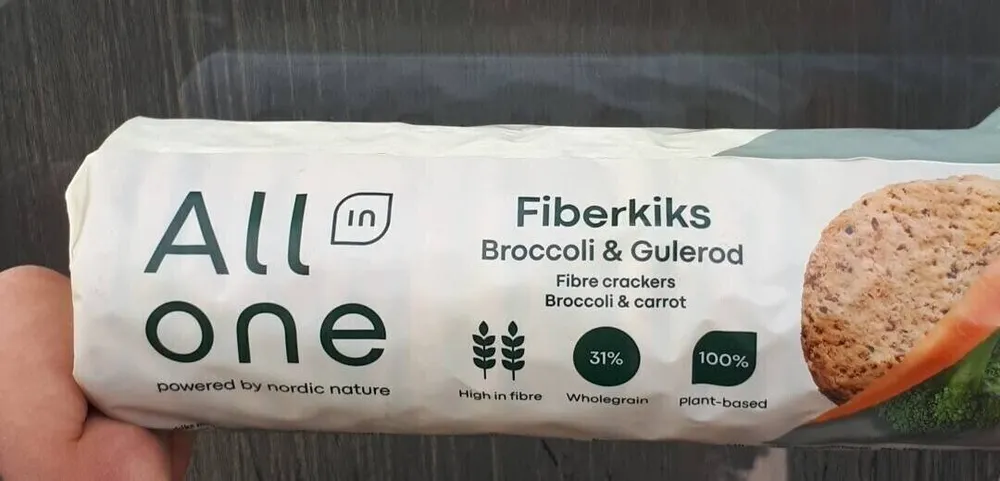 Fiberkiks broccoli & gylerod