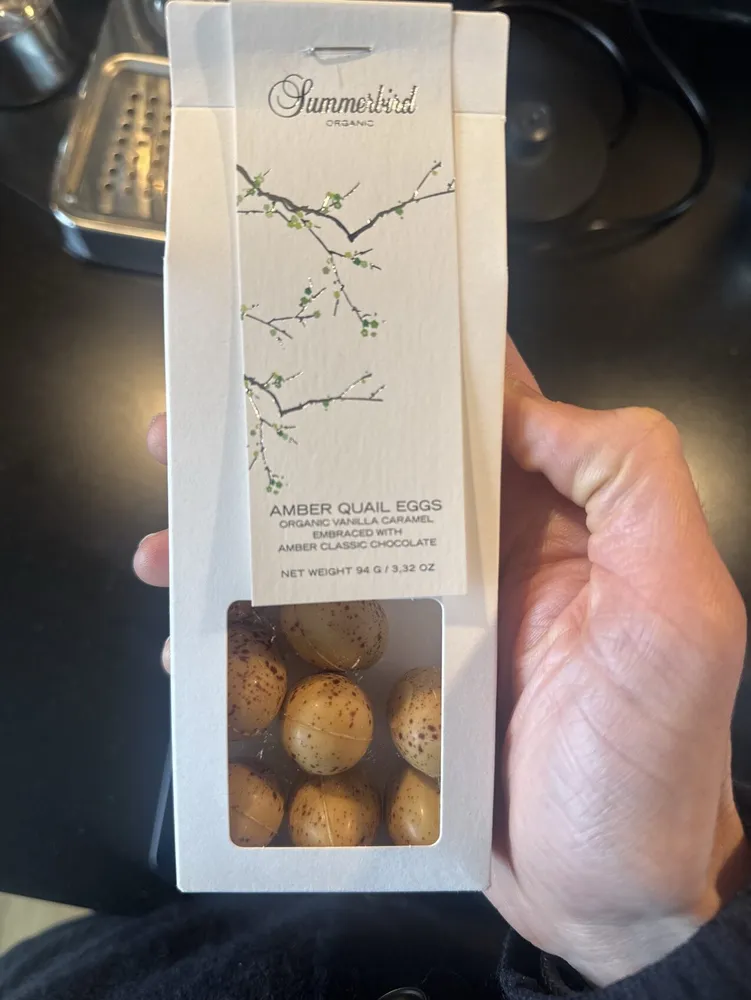 Amber Quail Eggs