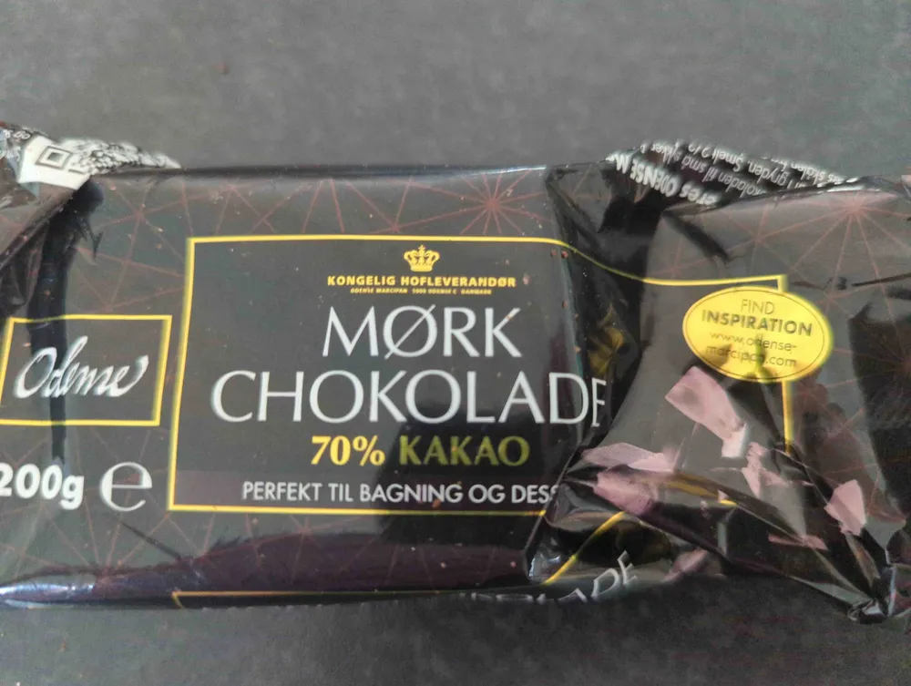 Mørk chokoladeplade