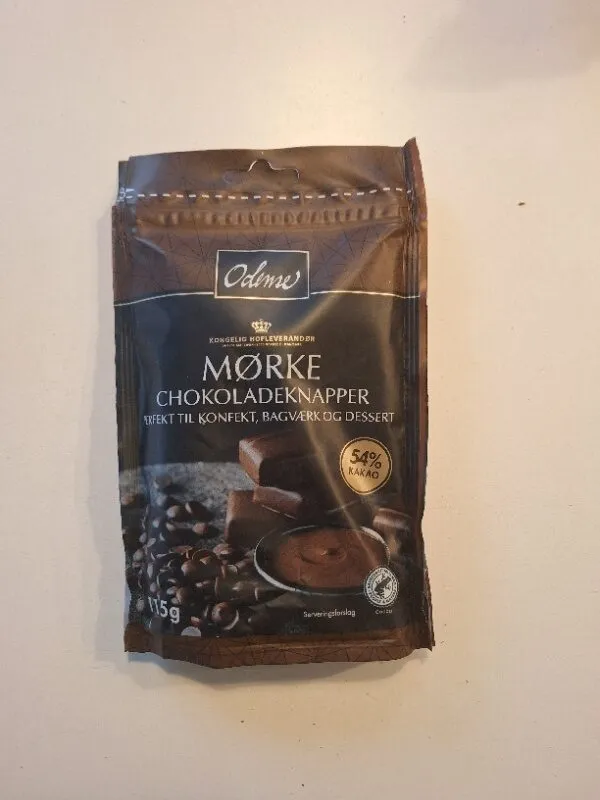 Mørke Chokoladeknapper
