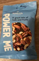 A great mix ok nuts and fruits