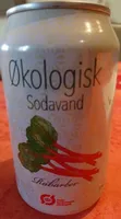 Økologisk sodavand rabarber