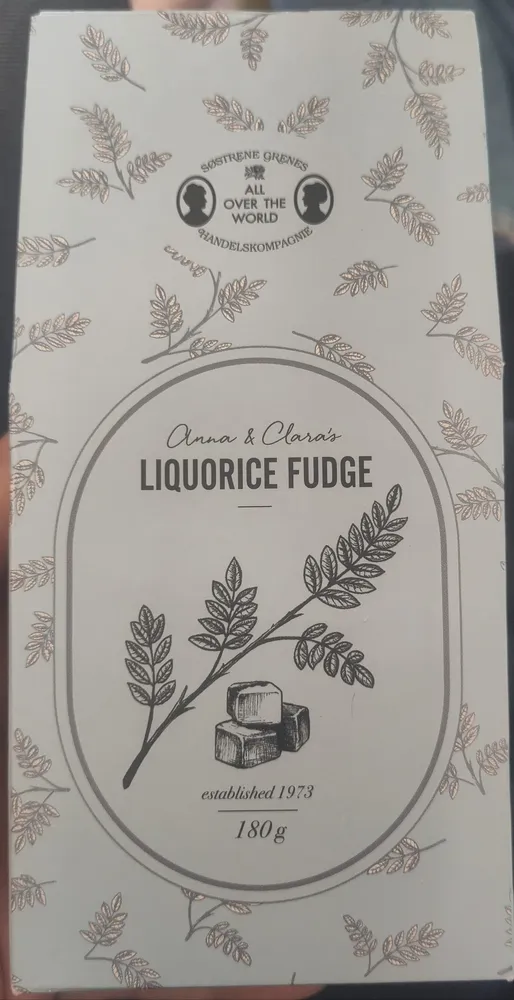 Luxury liquorice fudge