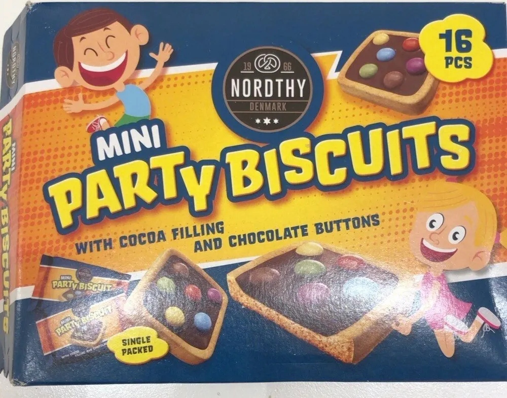Mini party biscuits