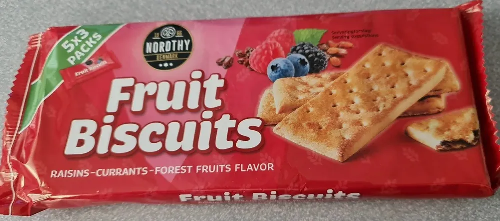 Fruit biscuits